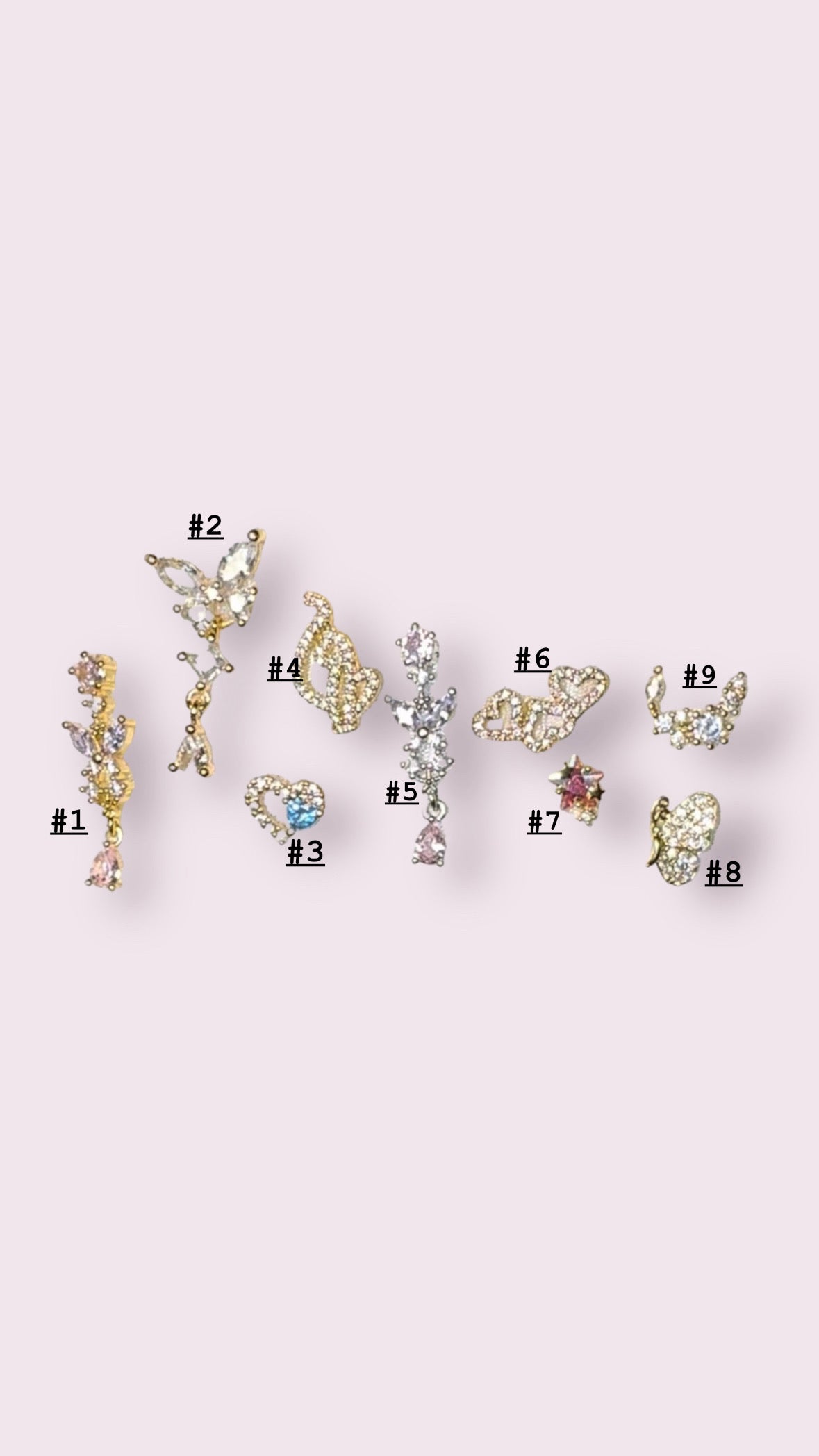 BLING’D Studs (L-bend)