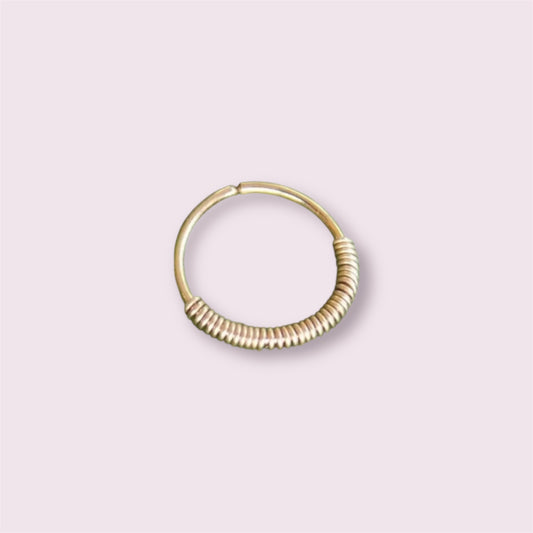 Gold Wrapped Hoop